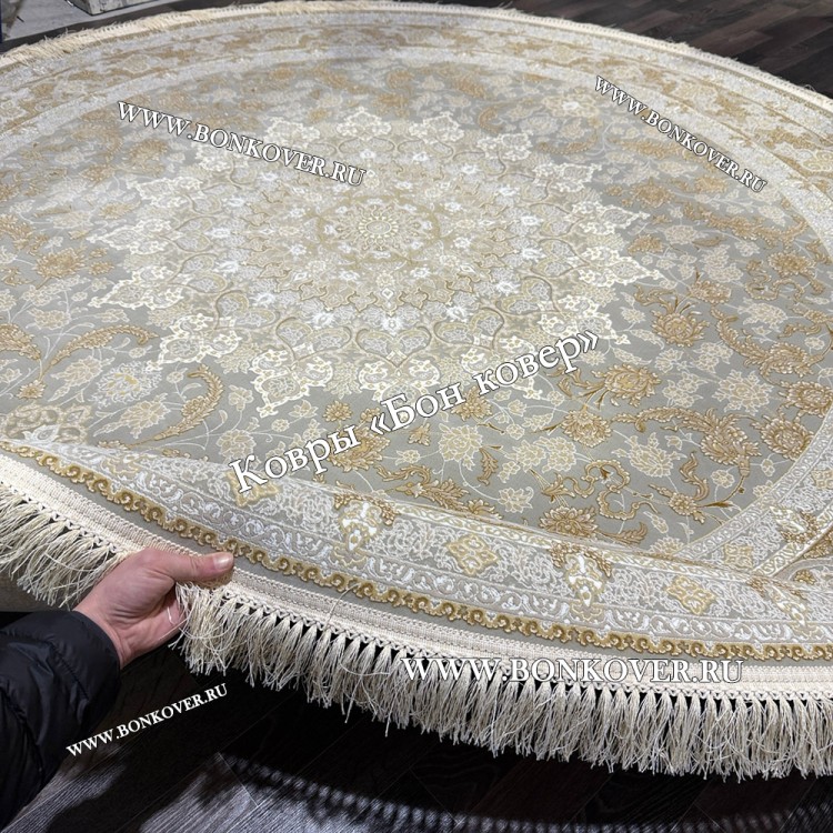 Восточный Ковер Для Гостиной Дизайн 30546 Круг